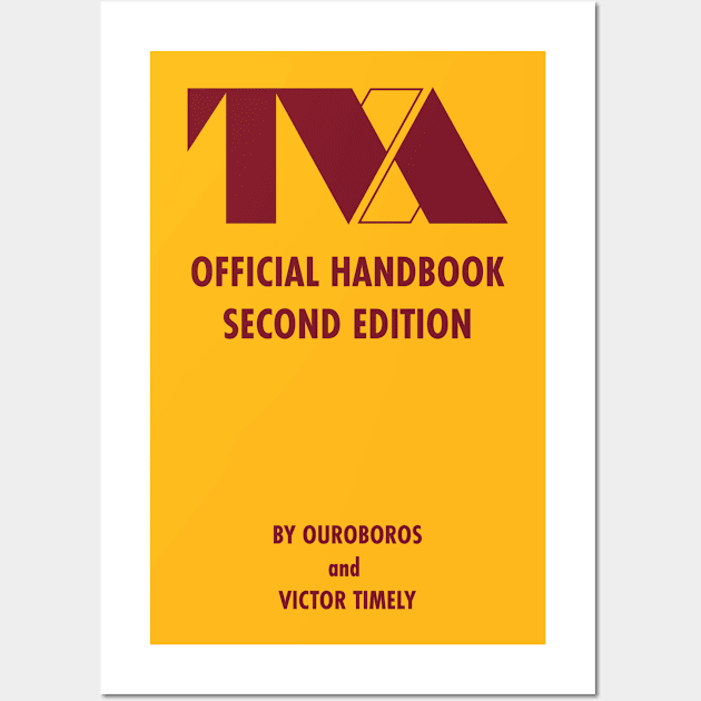 TVA Official Handbook Wall Art by iannorrisart